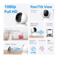 TP-LINK Tapo C200C Akıllı Wi-Fi Güvenlik Kamerası  1080P Full HD 360° Hareket  Wi-Fi Kamera Bebak kamerası - 2